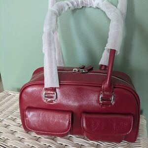 Stand Oil RED WINE Chubby Bag, Brand New
